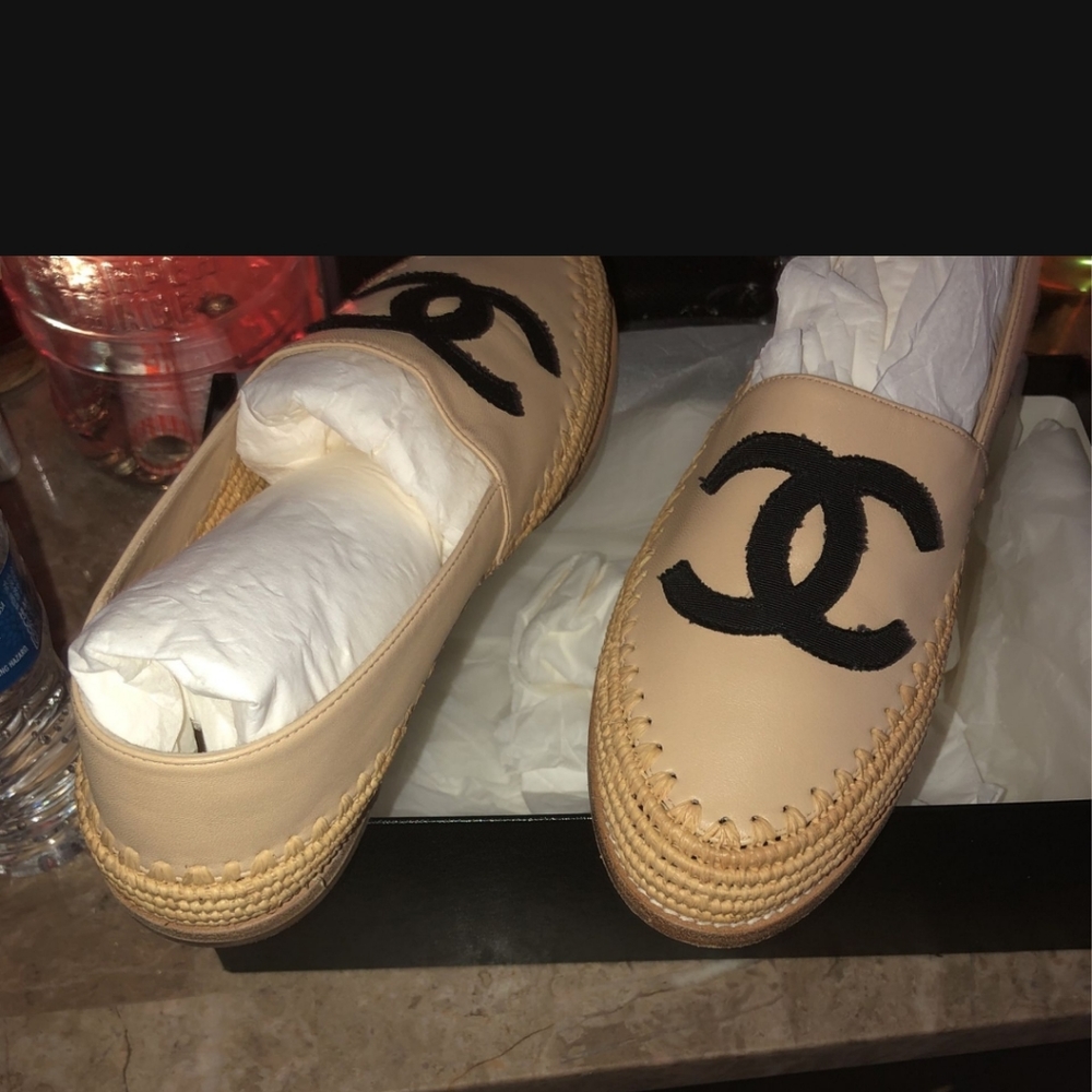 Authentic Chanel Slip On
